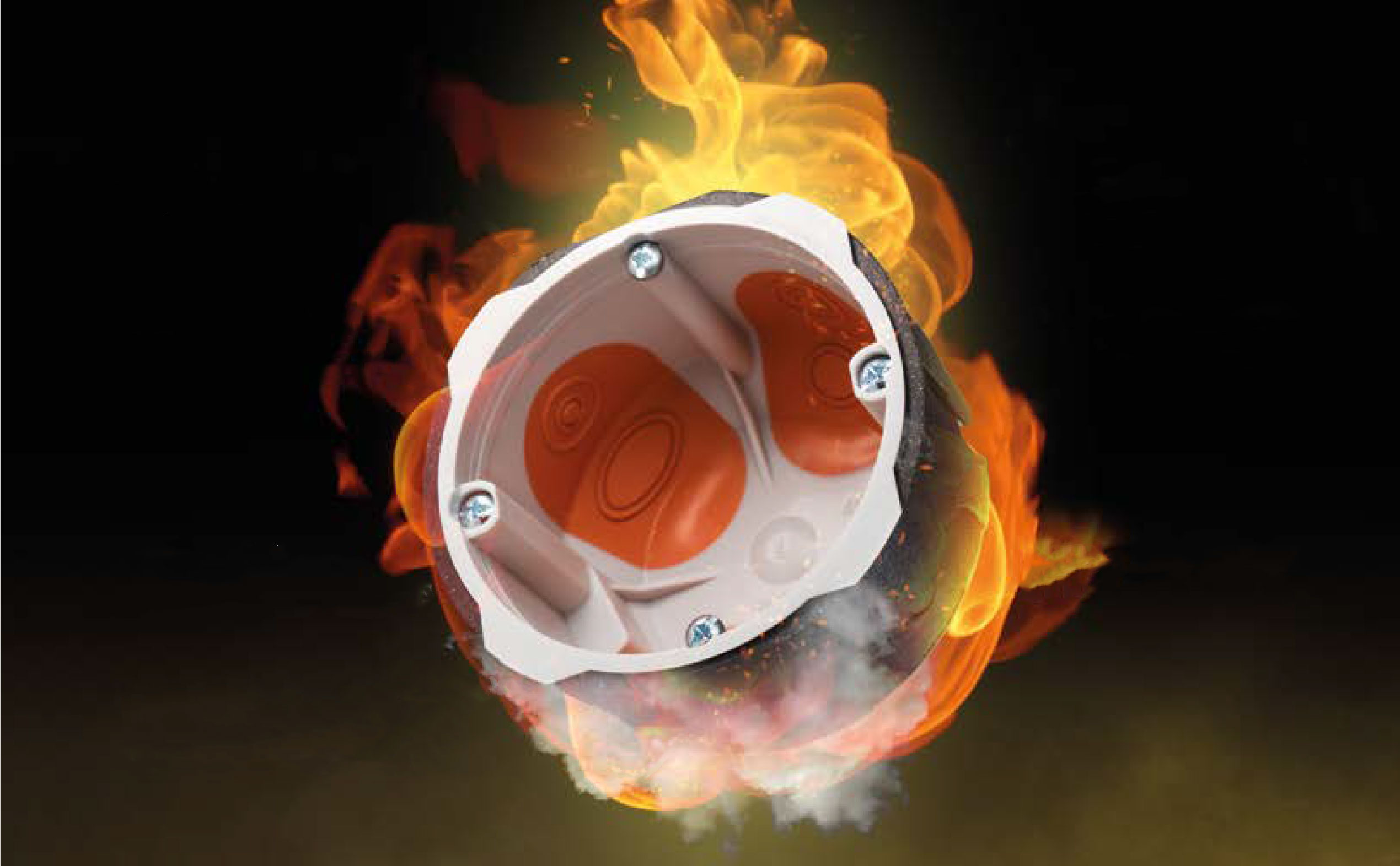 Огнестойкие электромонтажные коробки KPZ